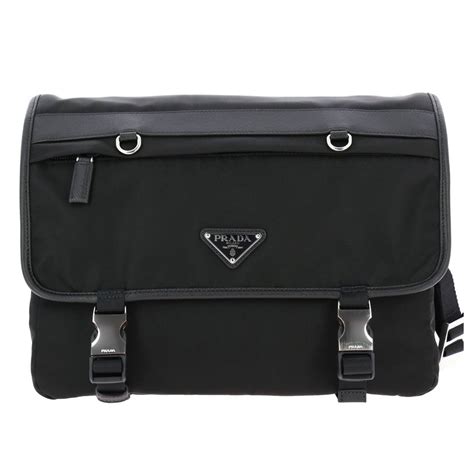 PRADA: Bolsos hombre , Negro .